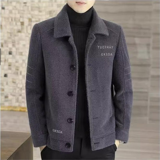 🎊Christmas sale - 52% Off🎊Men's Classic Warm Up Button Jacket