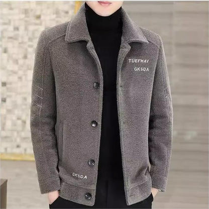 🎊Christmas sale - 52% Off🎊Men's Classic Warm Up Button Jacket
