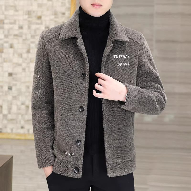 🎊Christmas sale - 52% Off🎊Men's Classic Warm Up Button Jacket