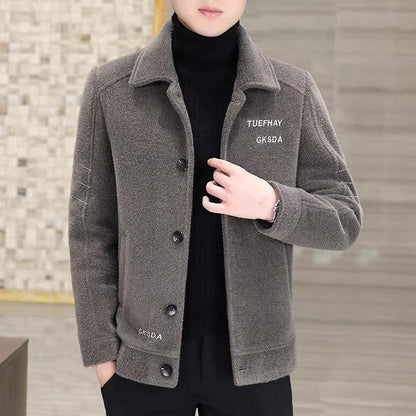 🎊Christmas sale - 52% Off🎊Men's Classic Warm Up Button Jacket