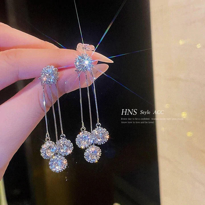 🎊Christmas sale - 61% Off🎊Jolieaprile 2024 Zircon Round Petal Earrings