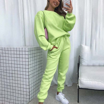 ⏳Limited Sale 33% OFF🌸Women's Cozy Solid Color 2-Piece Set