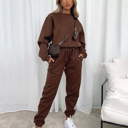 ⏳Limited Sale 33% OFF🌸Women's Cozy Solid Color 2-Piece Set