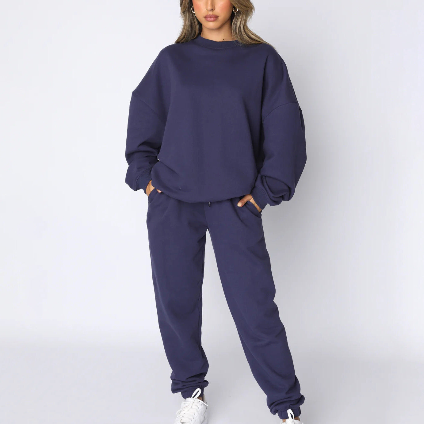 ⏳Limited Sale 33% OFF🌸Women's Cozy Solid Color 2-Piece Set