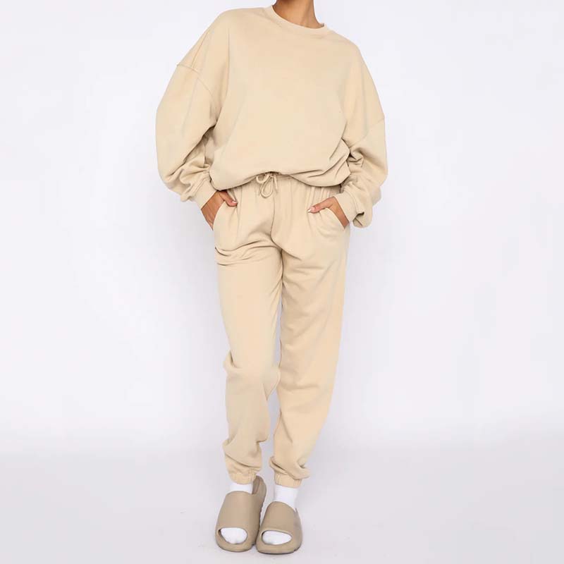 ⏳Limited Sale 33% OFF🌸Women's Cozy Solid Color 2-Piece Set