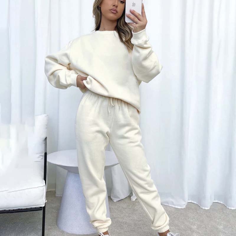 ⏳Limited Sale 33% OFF🌸Women's Cozy Solid Color 2-Piece Set