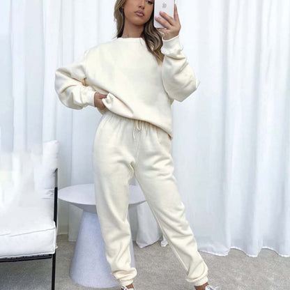 ⏳Limited Sale 33% OFF🌸Women's Cozy Solid Color 2-Piece Set