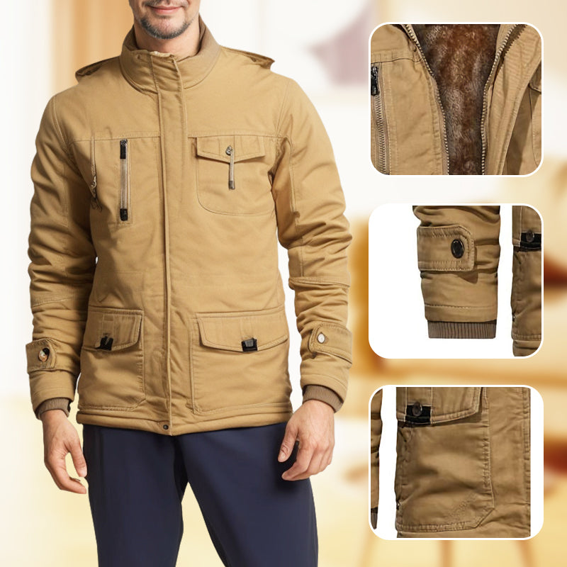 ✨New Arrival✨Men’s Winter Cargo Jacket with Hood