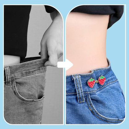 ✨New Arrival✨🍓 5 Pairs Instant Waist Tightener Buttons without Sewing🥳