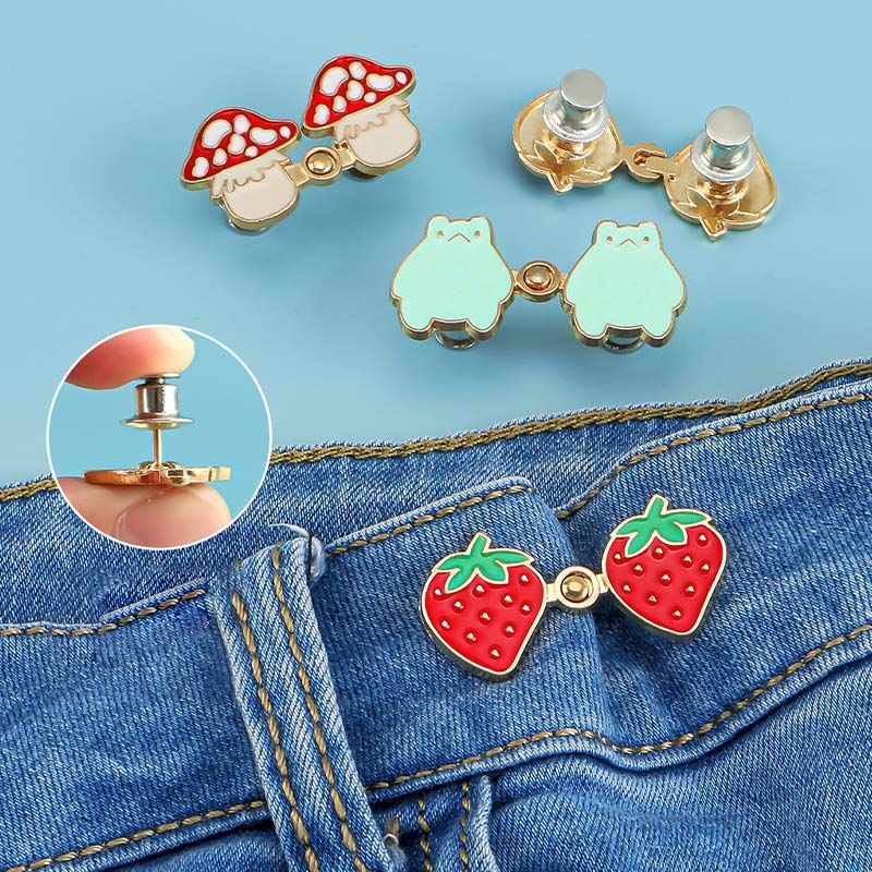 ✨New Arrival✨🍓 5 Pairs Instant Waist Tightener Buttons without Sewing🥳