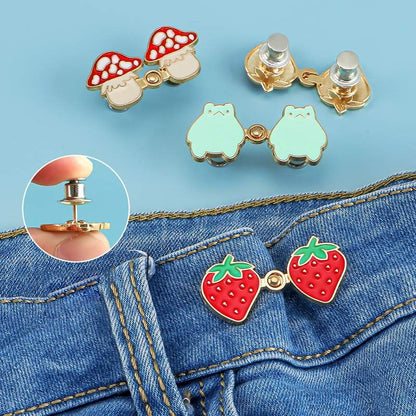 ✨New Arrival✨🍓 5 Pairs Instant Waist Tightener Buttons without Sewing🥳