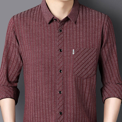 🔥Clearance Sale🔥Men’s Casual Business Lapel Shirt for Fall & Winter
