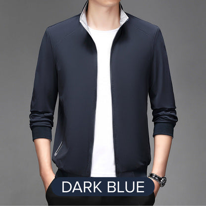 ✅Free Shipping✈️  Casual Long Sleeve Double-sided Stand Collar Jacket