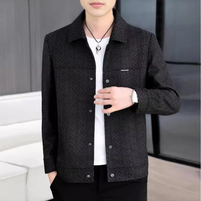 🖤Early Black Friday Sale:62% OFF🖤Men's Casual Button Down Lapel Jacket with Shoulder Pad