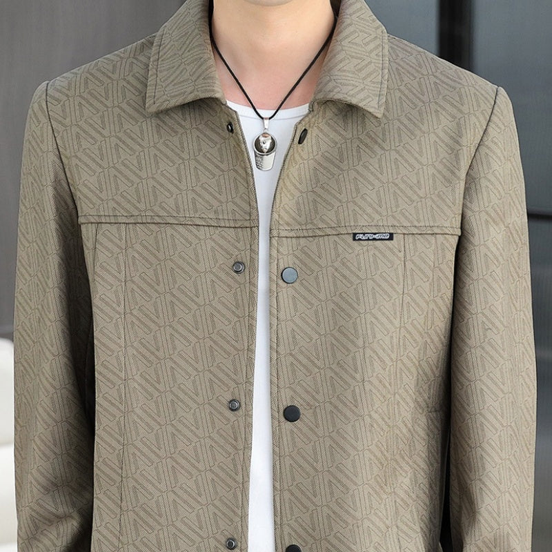 🖤Early Black Friday Sale:62% OFF🖤Men's Casual Button Down Lapel Jacket with Shoulder Pad