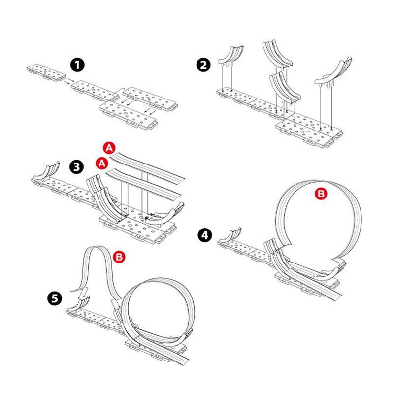 ✅Free Shipping✈️Magnetic Anti-Gravity Car Race Track Set