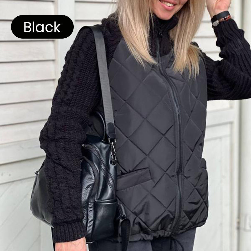 ✨2026 Collection at 50% OFF🎁Women's Knit Patchwork Puffy Jacket⚡Free shipping