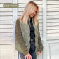 ✨2026 Collection at 50% OFF🎁Women's Knit Patchwork Puffy Jacket⚡Free shipping