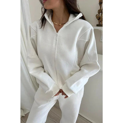 ✨New Arrival✨Triple Threaded High-Neck Casual Sportswear 2-piece set