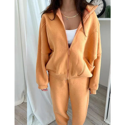 ✨New Arrival✨Triple Threaded High-Neck Casual Sportswear 2-piece set