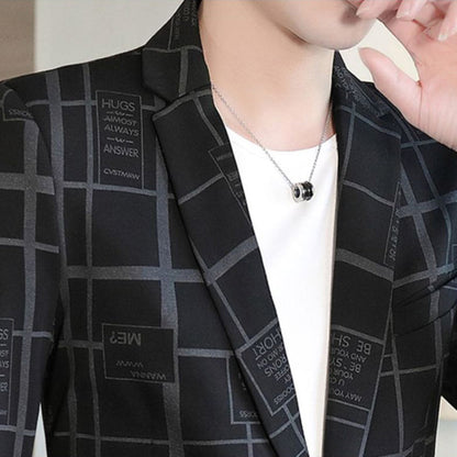 🍁Nieuwe releases in de herfst🍁Heren slim-fit enkelrijs blazer
