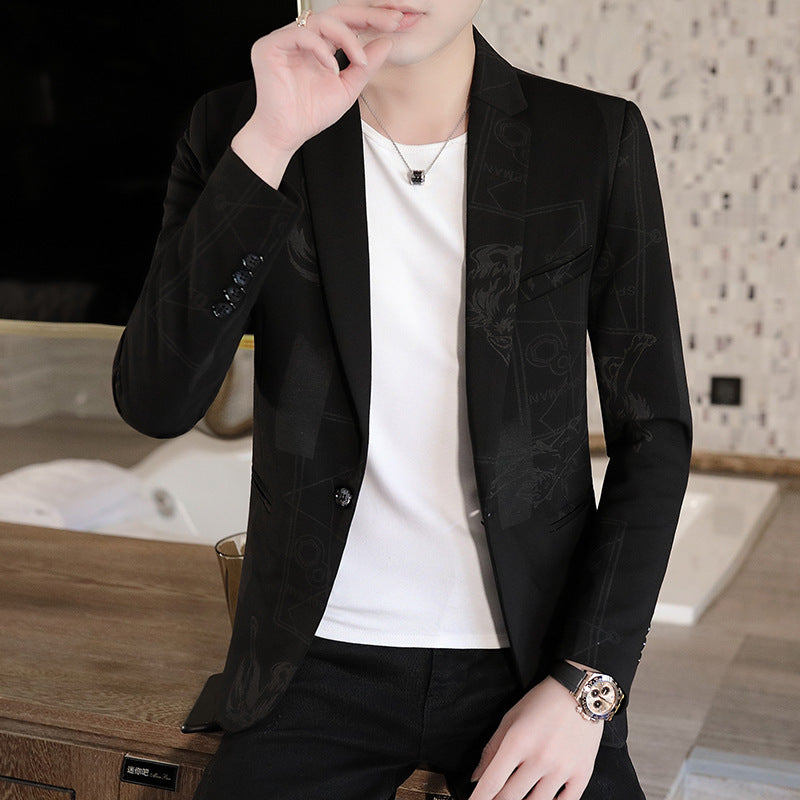 🍁Nieuwe releases in de herfst🍁Heren slim-fit enkelrijs blazer