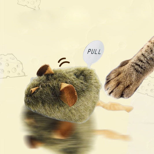 Plush Simulation Mouse Toy with Sound for Cats