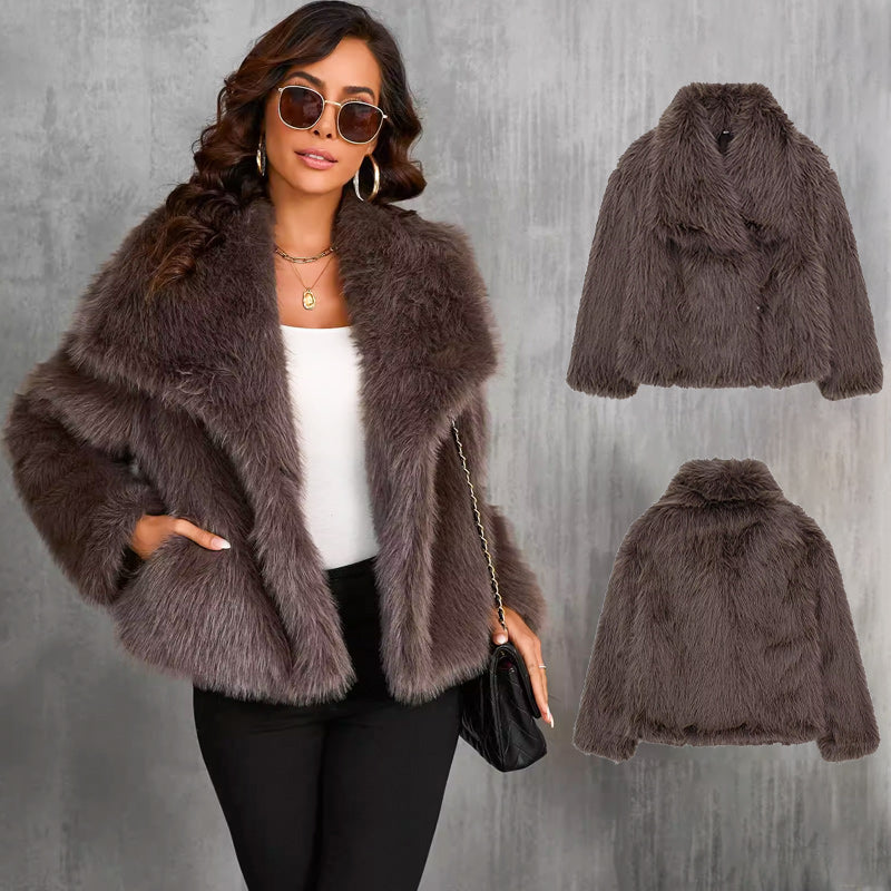 ✅Free Shipping✈️Women's Fluffy Short Coat