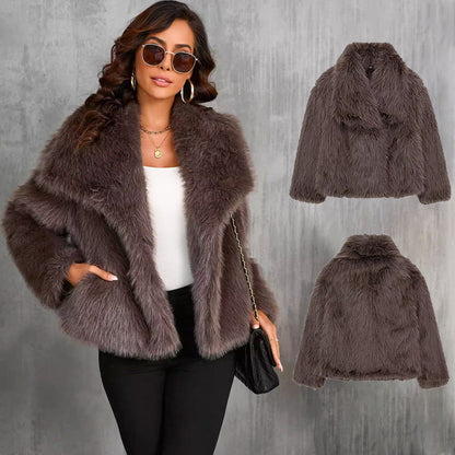 ✅Free Shipping✈️Women's Fluffy Short Coat