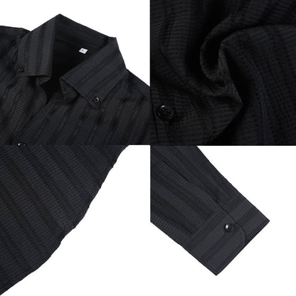 🔥🖤Early Black Friday Sale🔥Men's V-Neck Dress Shirt