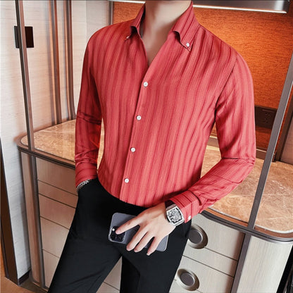🔥🖤Early Black Friday Sale🔥Men's V-Neck Dress Shirt