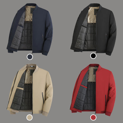 ✨New Arrival✨Fashionable Men's Winter Warm Jacket with Zipper Pockets
