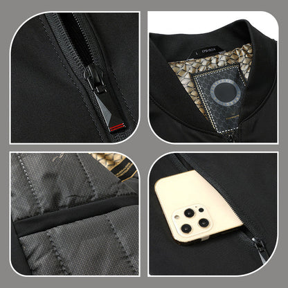 ✨New Arrival✨Fashionable Men's Winter Warm Jacket with Zipper Pockets