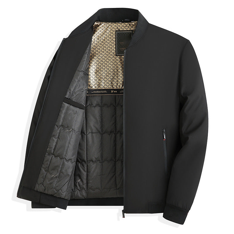 ✨Mejora del engrosamiento✨ Chaqueta de invierno abrigada de moda para hombre con bolsillos con cremallera