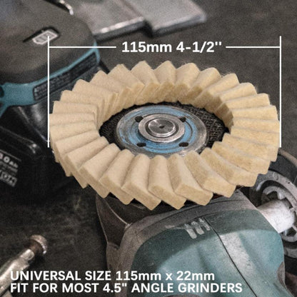 ✨New Arrival✨Wool Felt Flap Discs Polishing Wheel