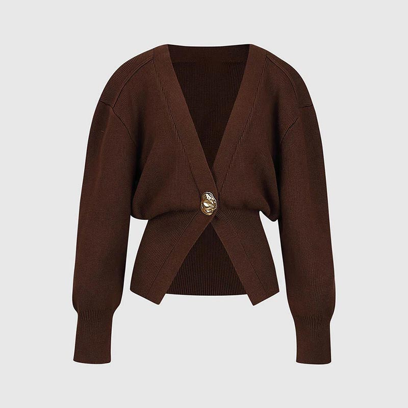 ✨New Arrival✨Women’s Elegant One Button Knit Sweater Cardigan