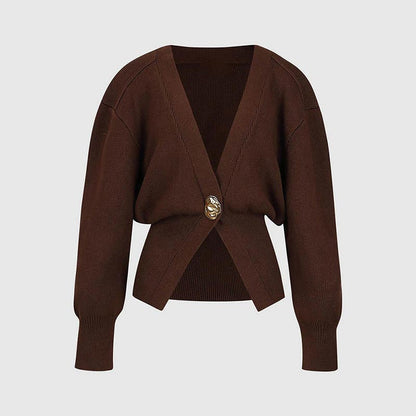 ✨New Arrival✨Women’s Elegant One Button Knit Sweater Cardigan