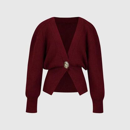✨New Arrival✨Women’s Elegant One Button Knit Sweater Cardigan