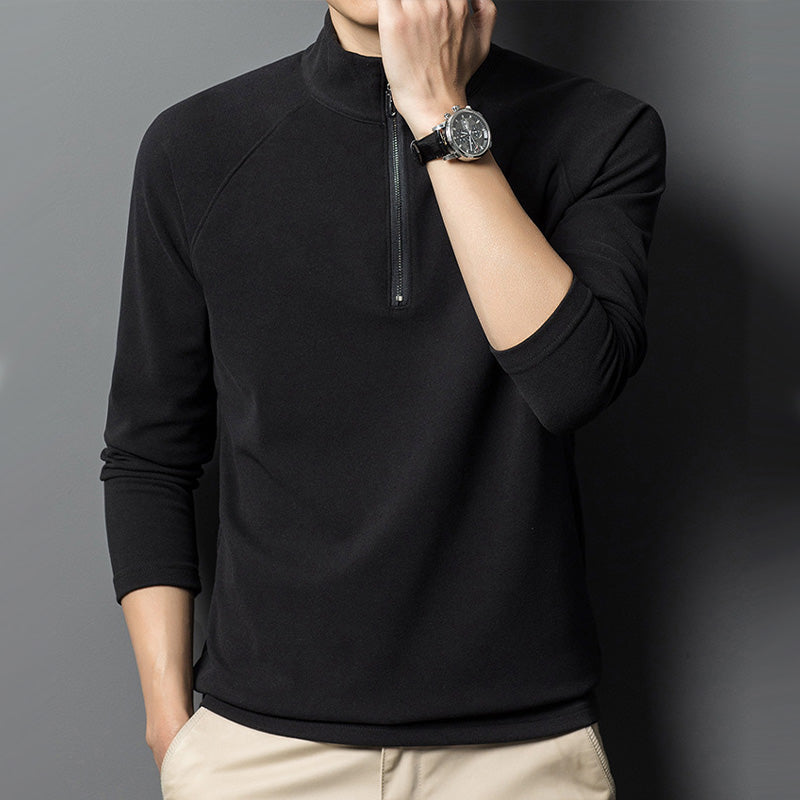 ✨New Arrival✨Men's Warm Long Sleeve Quarter Zip Sweatshirt