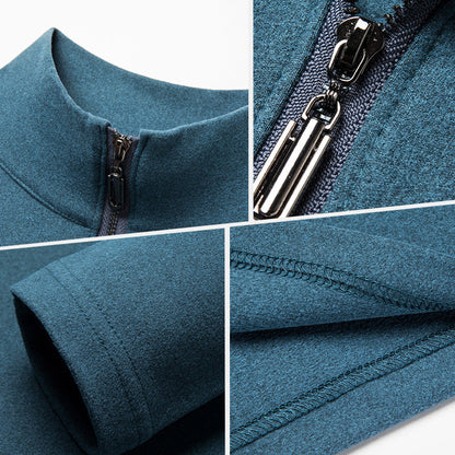 ✨New Arrival✨Men's Warm Long Sleeve Quarter Zip Sweatshirt