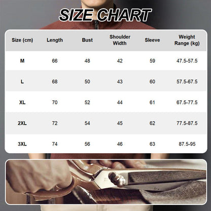 ✨New Arrival✨Men's Warm Long Sleeve Quarter Zip Sweatshirt