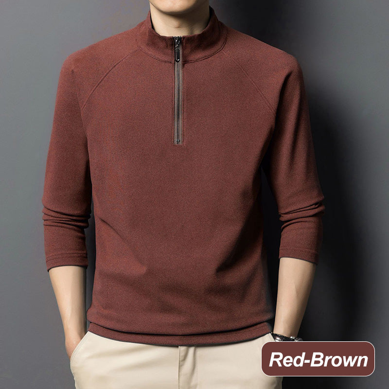 ✨New Arrival✨Men's Warm Long Sleeve Quarter Zip Sweatshirt