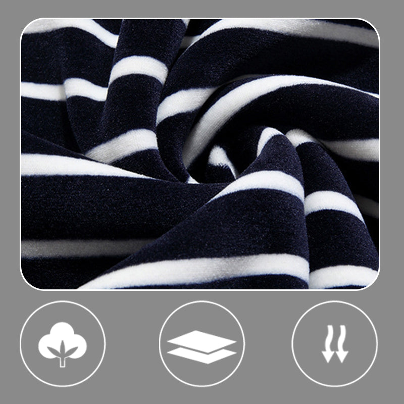 🔥Give the elders a warm winter🍃Men's warm striped comfortable and fashionable sweater