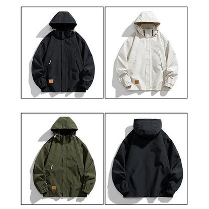Men's Casual Warm Zip-Up Hooded Jacket（50% OFF）