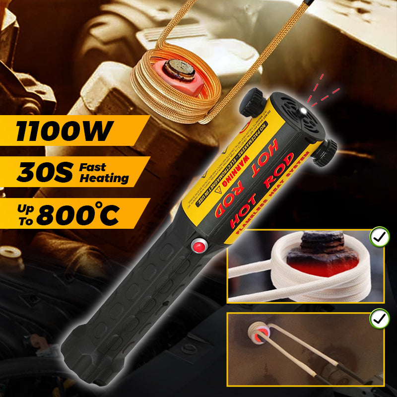 Kit de calentador de inducción magnética - Herramienta de extracción de pernos de calor de inducción de 1100W