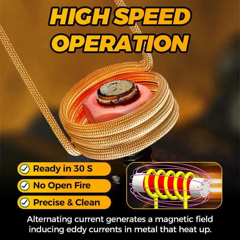 Kit de calentador de inducción magnética - Herramienta de extracción de pernos de calor de inducción de 1100W