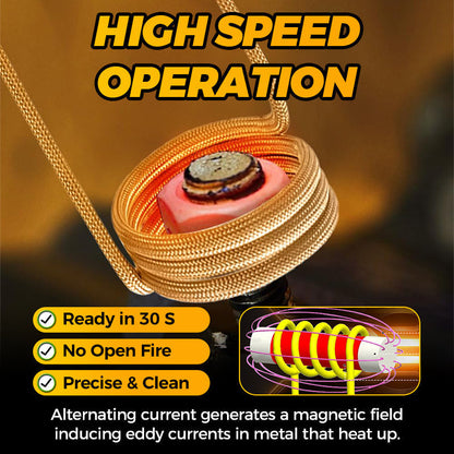 Kit de calentador de inducción magnética - Herramienta de extracción de pernos de calor de inducción de 1100W