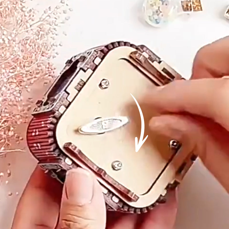 🎉Valentine's Day Hot Sale - 75% OFF🔥3D Wood Puzzle DIY Music Box with Lights