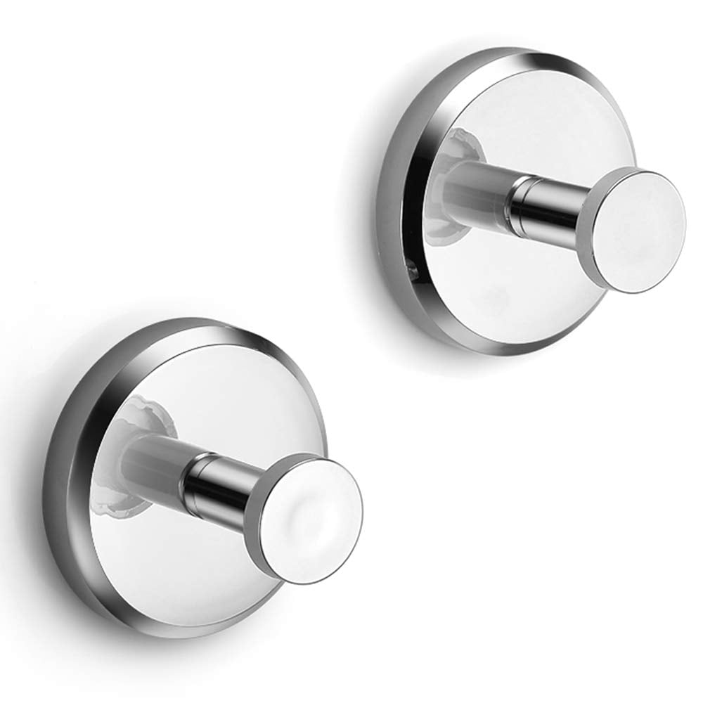Stainless Steel Suction Cup Hook 6/4/2 PCS for Towels & Robes Hook, Drill-Free Kitchen Hanger, Multi-functional Organizer Towel Hooks Loofah, Robe, Kitchen & Home Use Gift