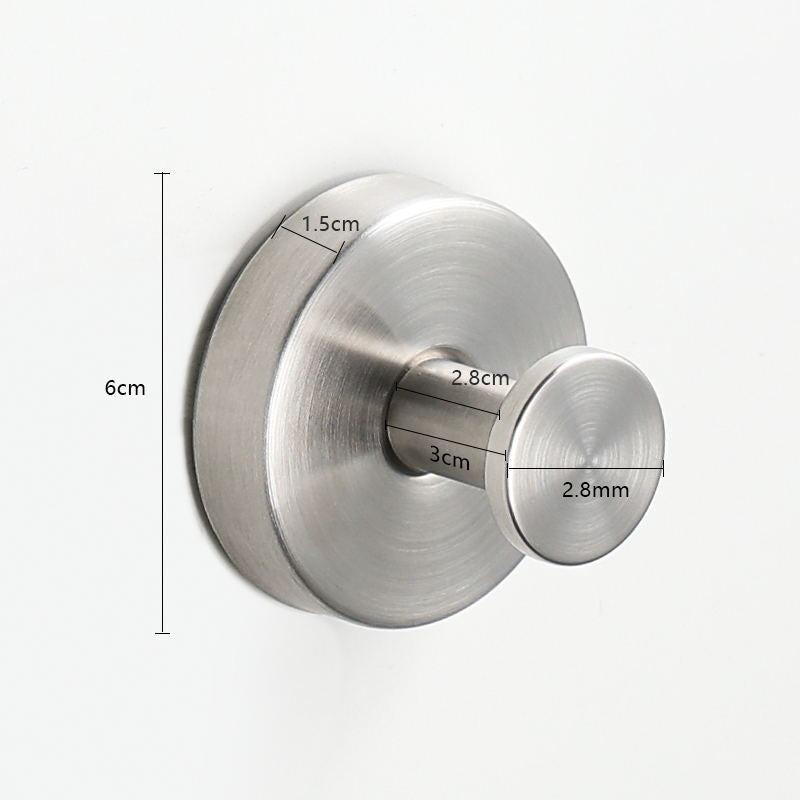 Stainless Steel Suction Cup Hook 6/4/2 PCS for Towels & Robes Hook, Drill-Free Kitchen Hanger, Multi-functional Organizer Towel Hooks Loofah, Robe, Kitchen & Home Use Gift